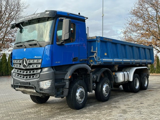 MB AROCS 4140 8x8 EURO6 WYWROTKA TRÓJSTRONNA Truckport