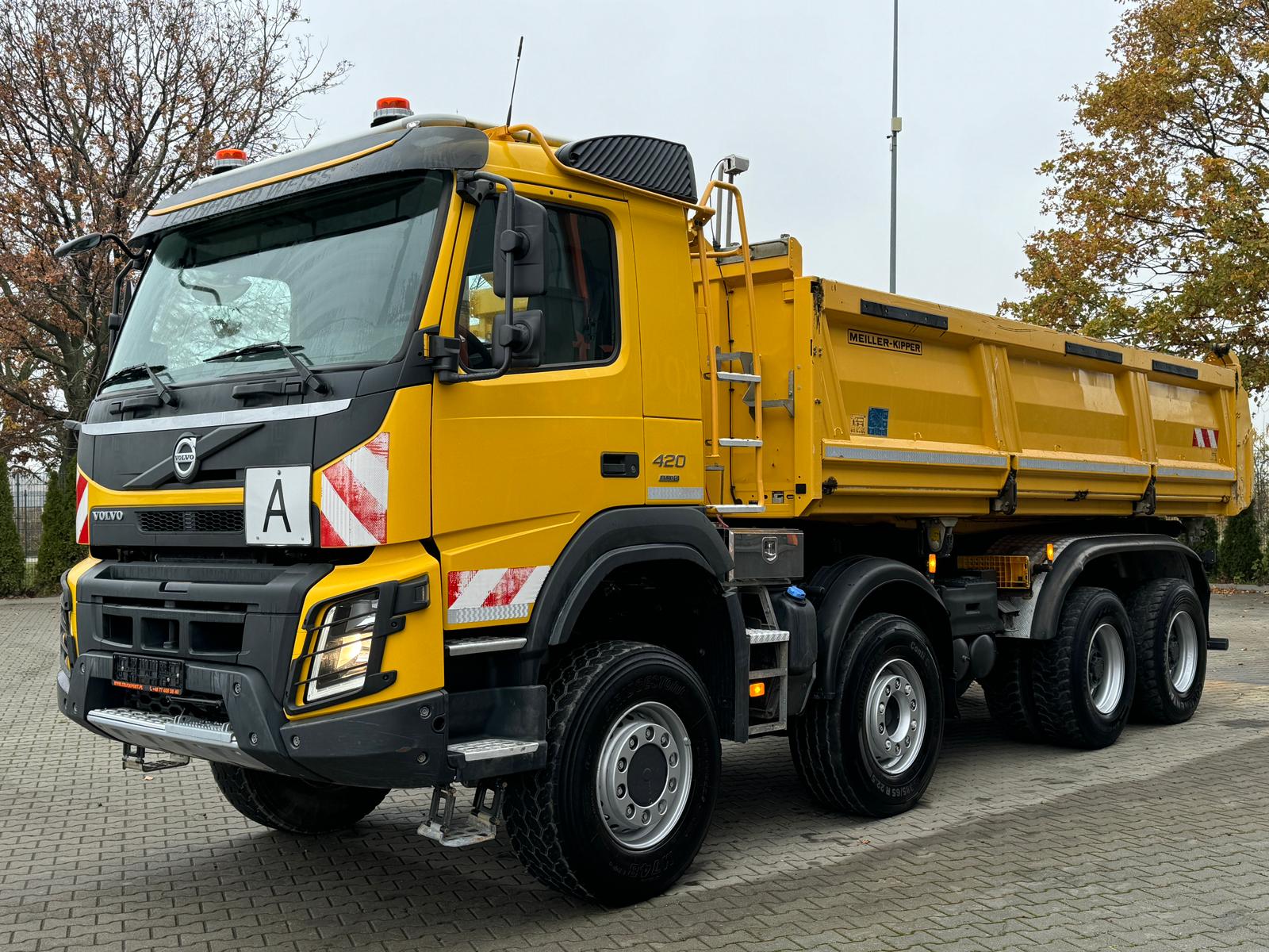 VOLVO FMX 420 8x6 EURO6|WYWROTKA TRÓJSTRONNA Z BORDMATIKIEM