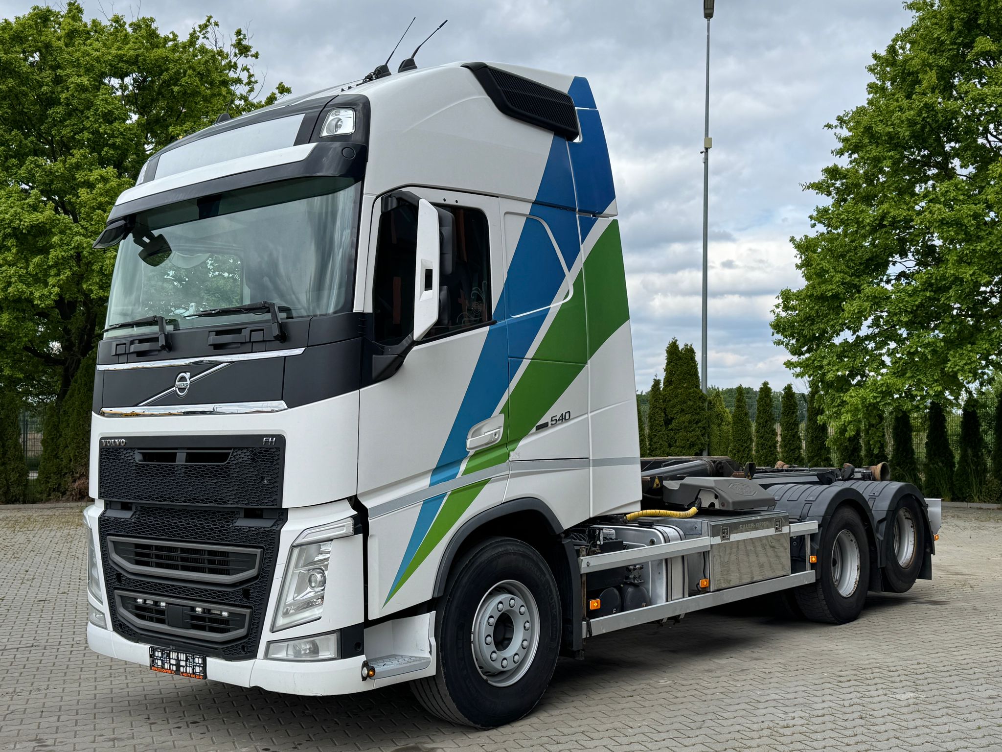 VOLVO FH 540 6x2- EURO 6 HAKOWIEC MEILLER RK 26.67K