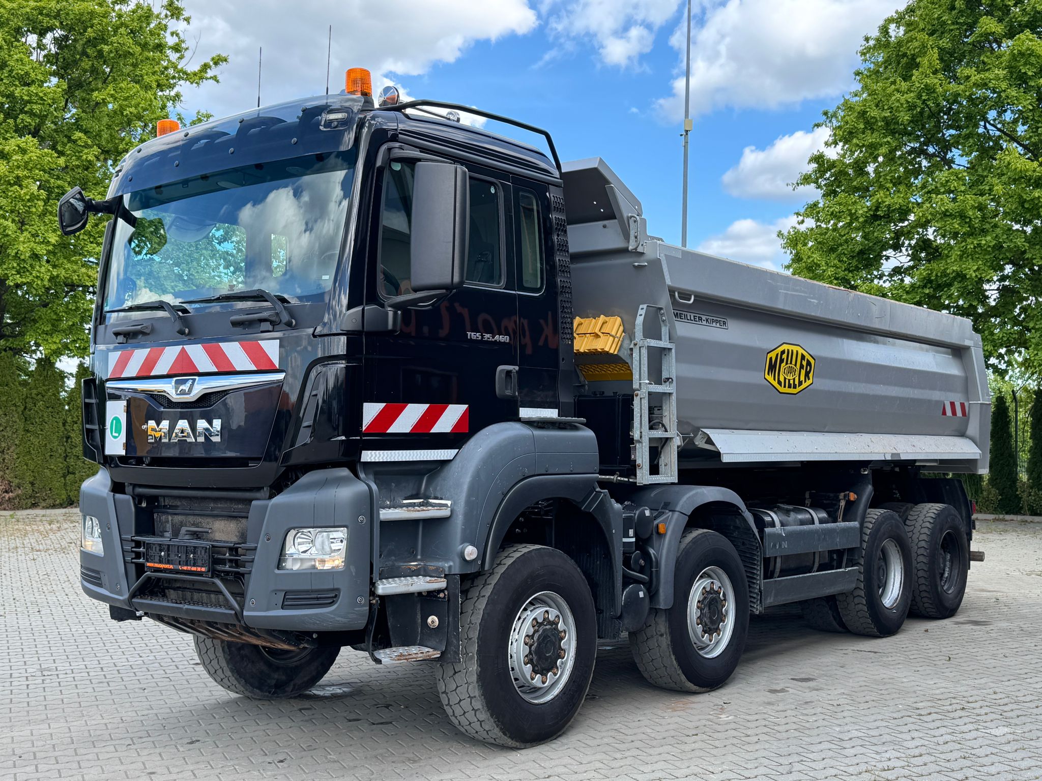 MAN TGS 35.460 8x6 EURO6 WYWROTKA 