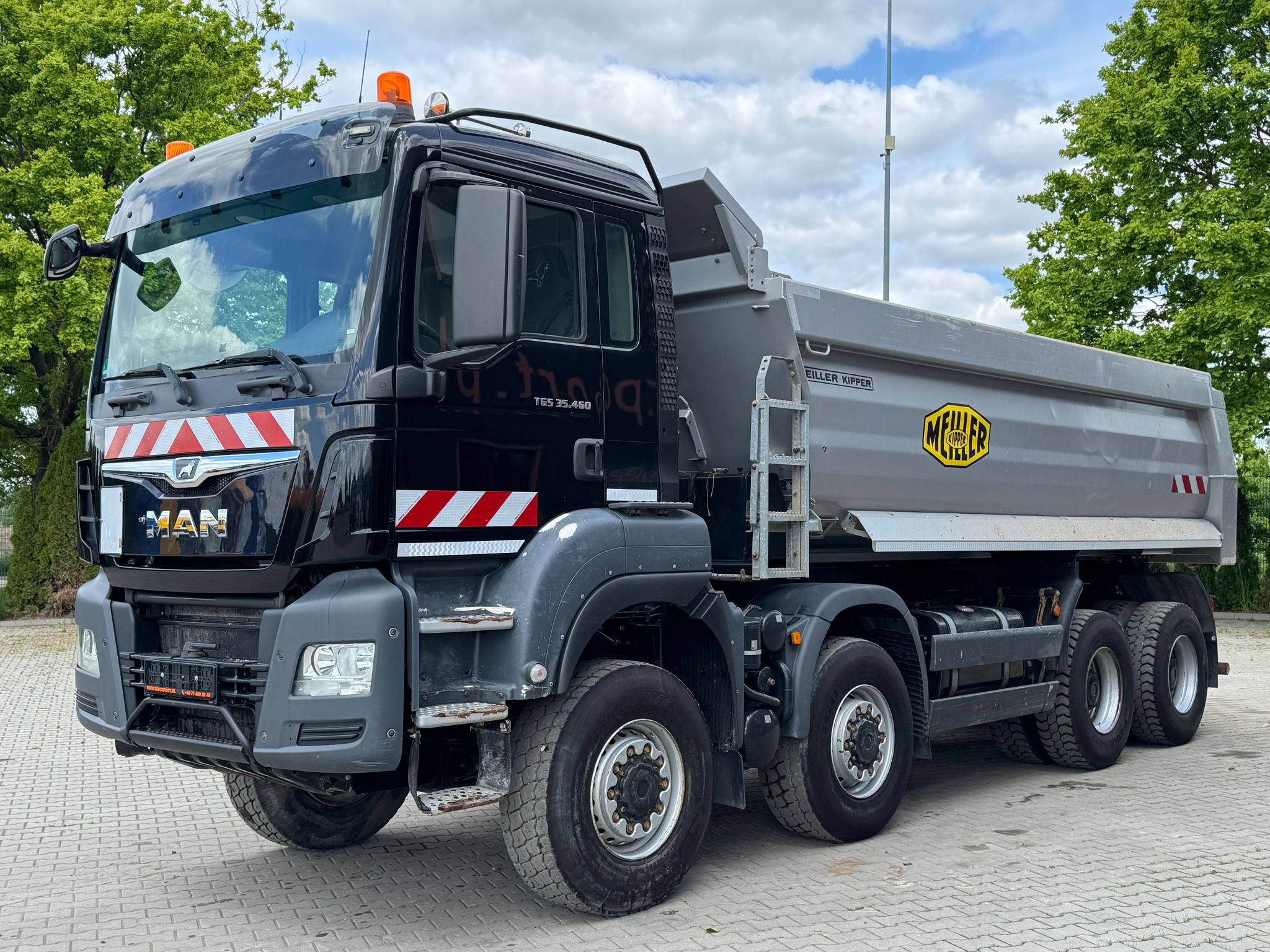 MAN TGS 35.460 8x6 EURO6 WYWROTKA 