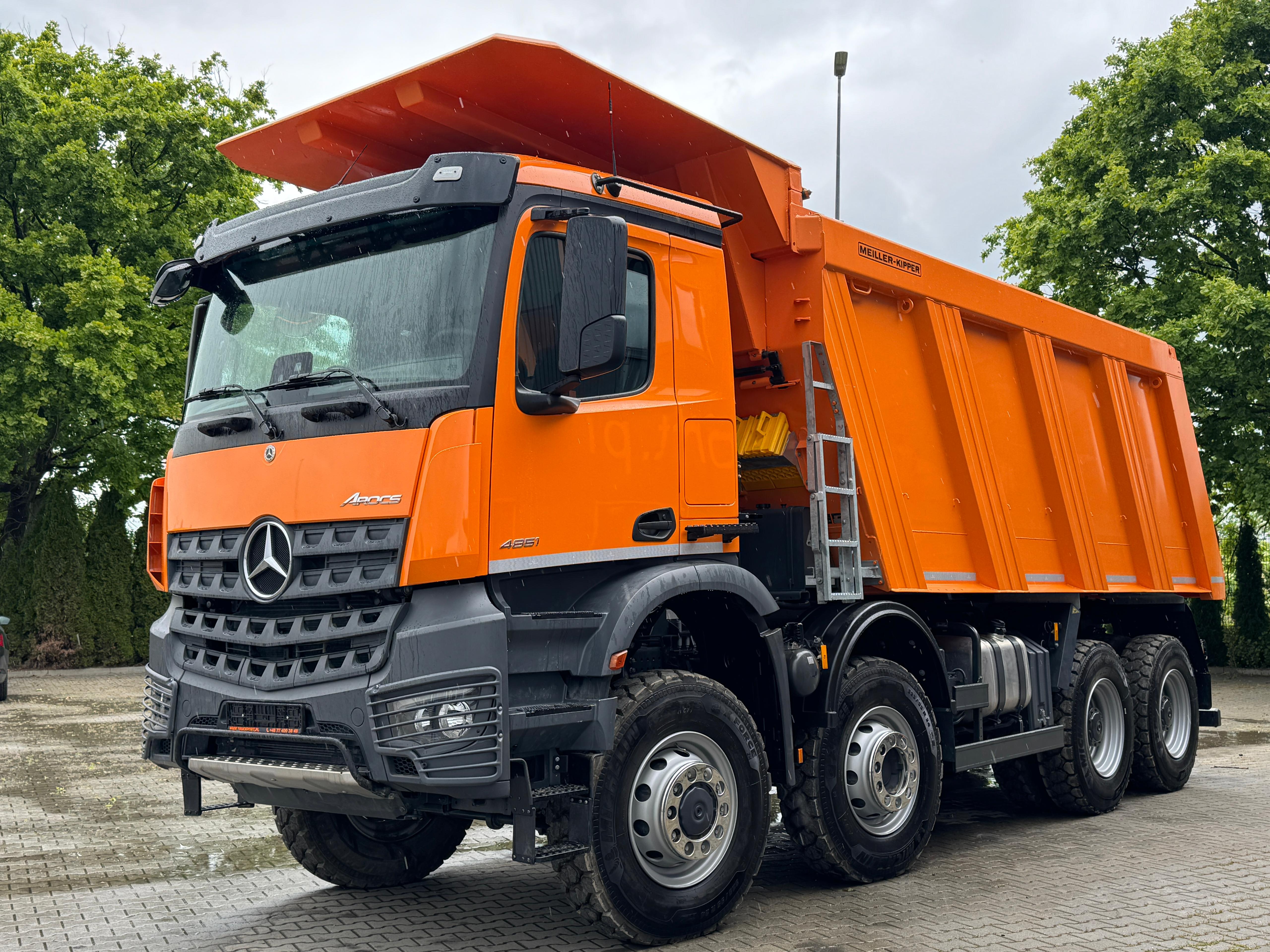 MB AROCS 4851 8x6 EURO6|WYWROTKA MEILLER 27 m³