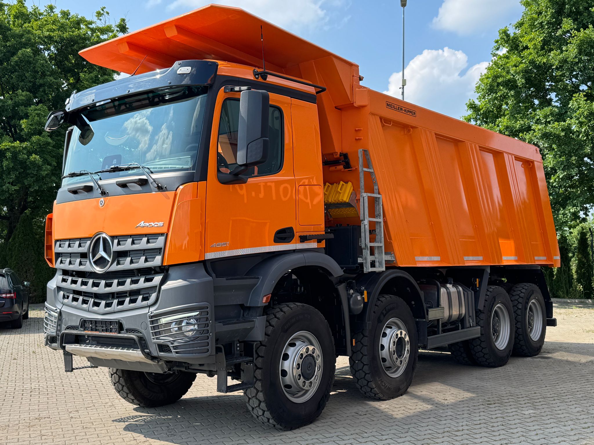 MB AROCS 4851 8x6 EURO6|WYWROTKA MEILLER 27 m³
