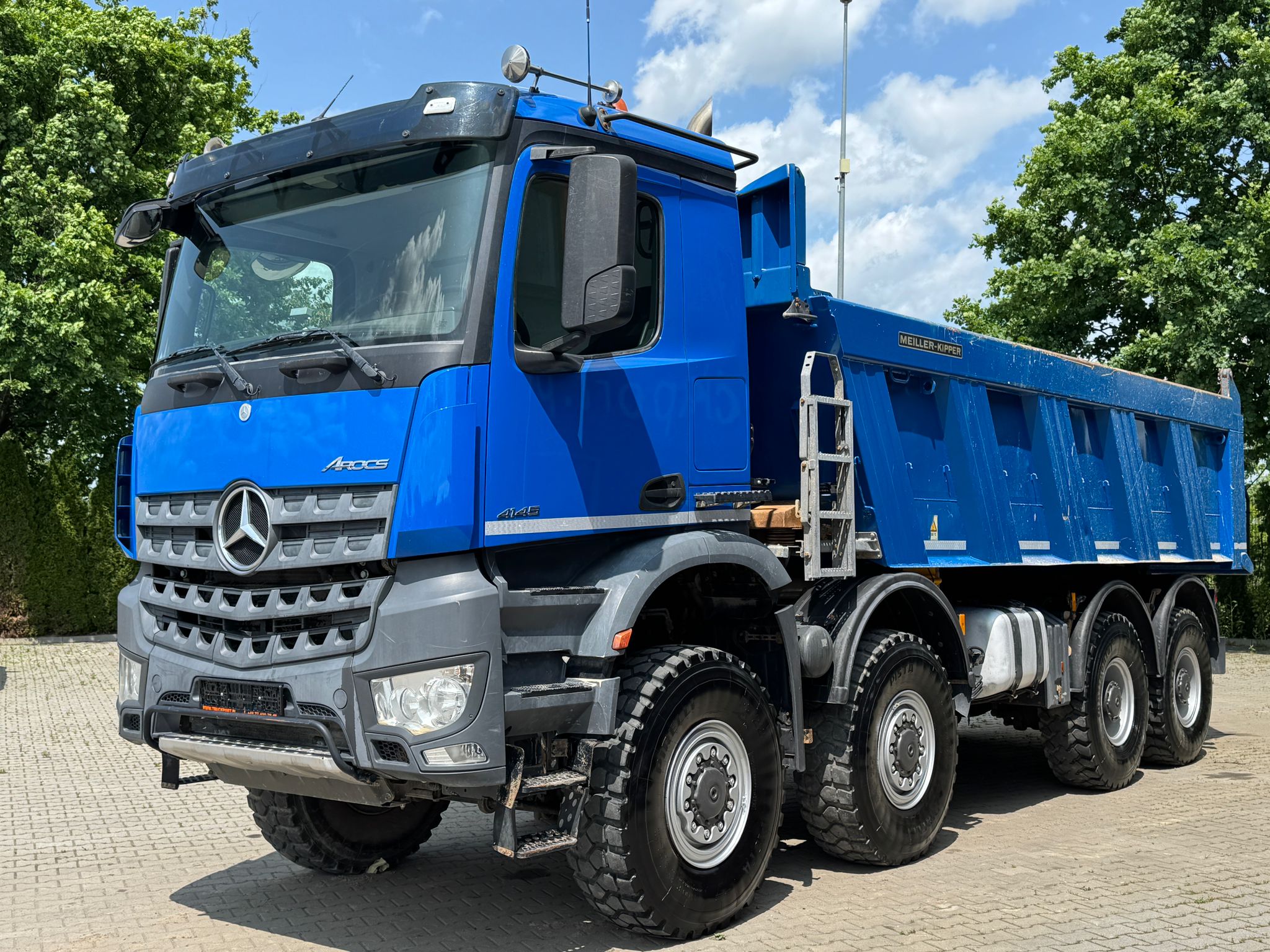 MB AROCS 4145 8x8 EURO6|WYWROTKA