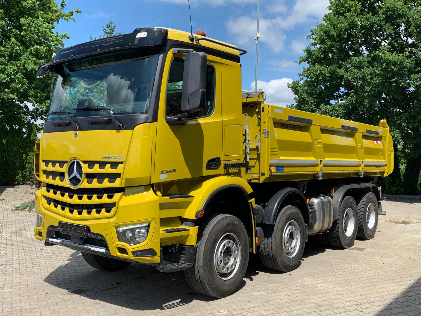 MB AROCS 3248 8x4 EURO6|WYWROTKA TRÓJSTRONNA Z BORDMATIKIEM