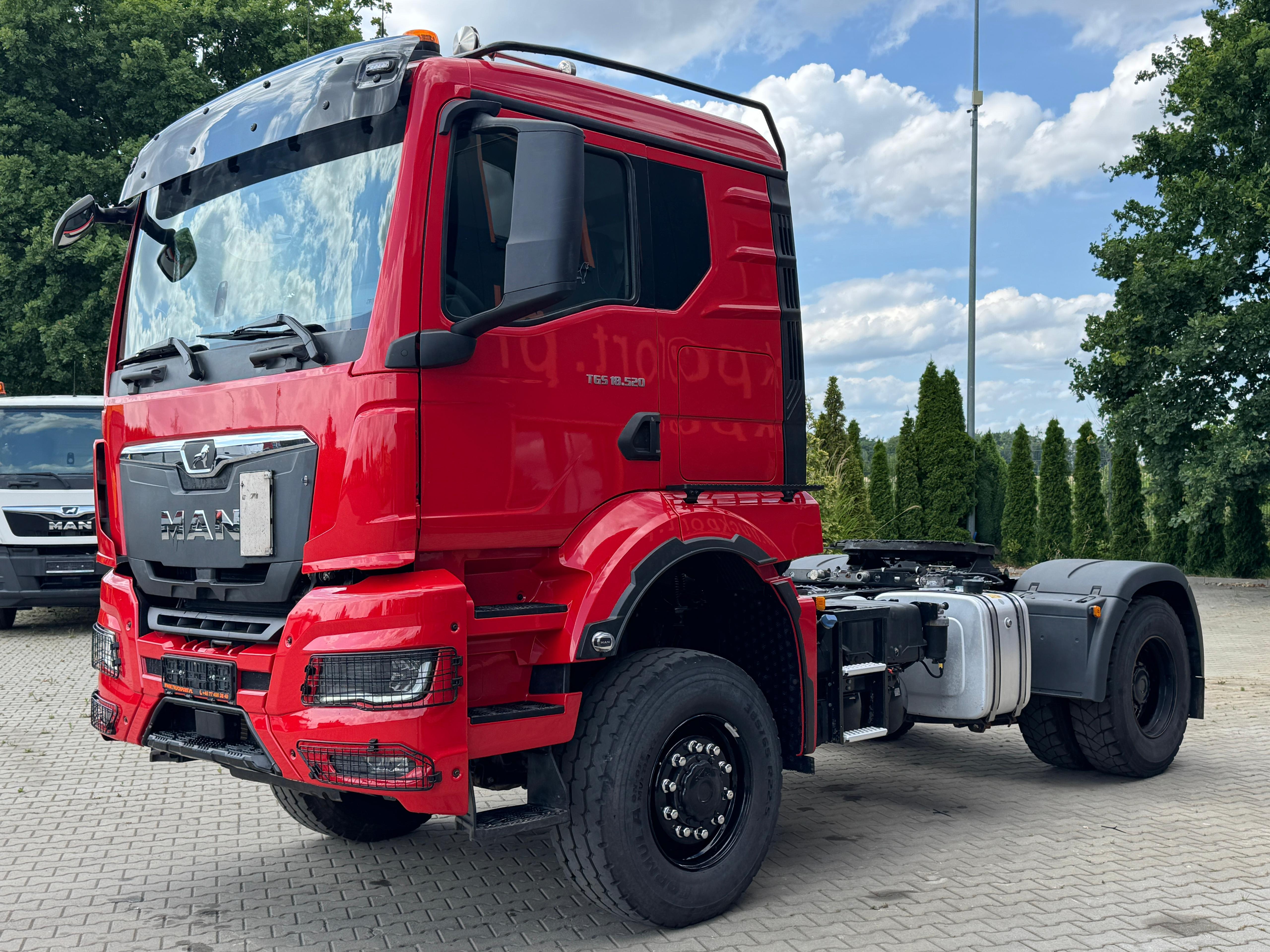 MAN TGS 18.510 4x4 BL EURO6 CIĄGNIK SIODŁOWY Z HYDRAULIKĄ WYWROTU