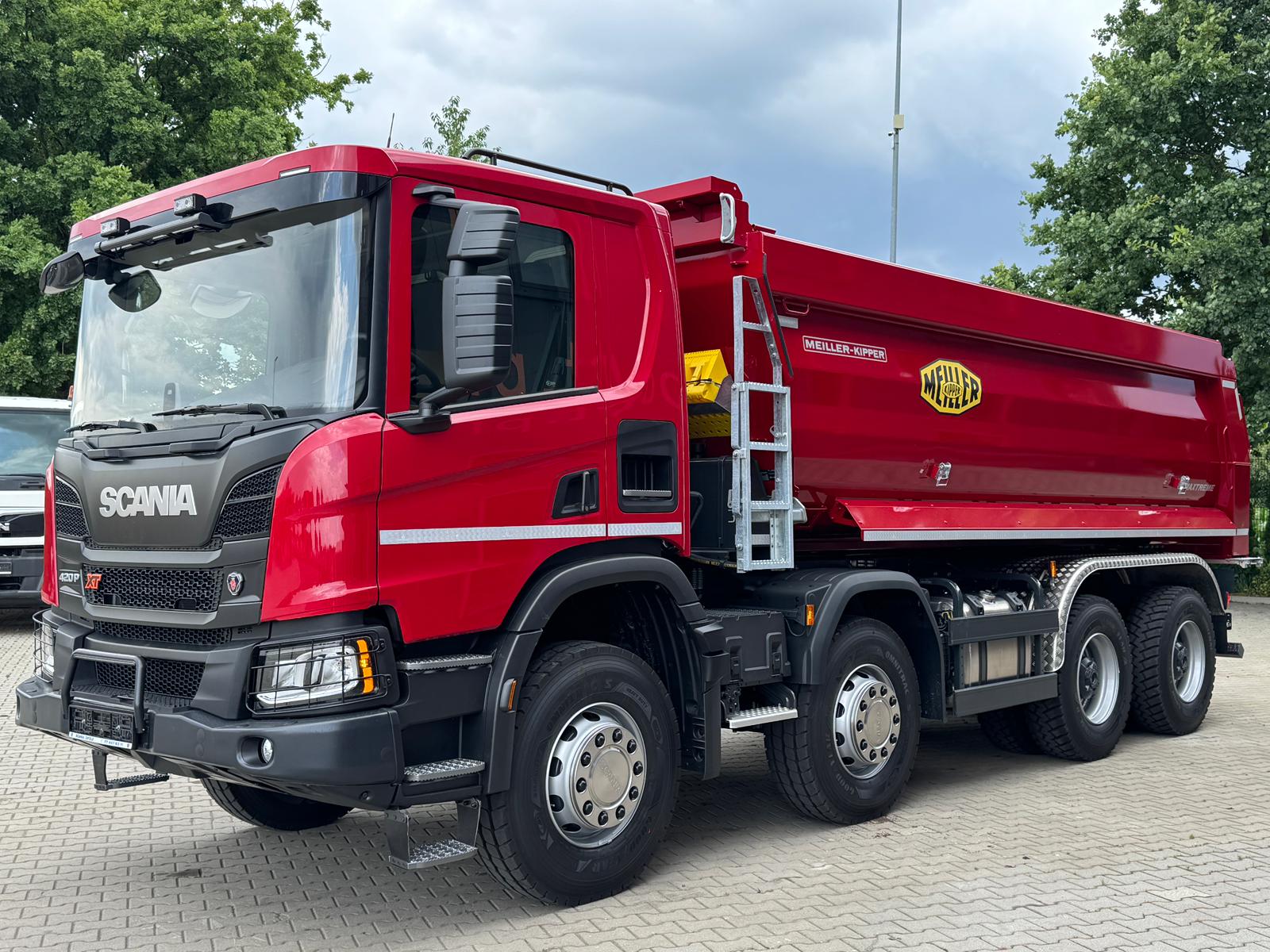 SCANIA P420 XT 8X4 EURO6 WYWROTKA MEILLER KIPPER