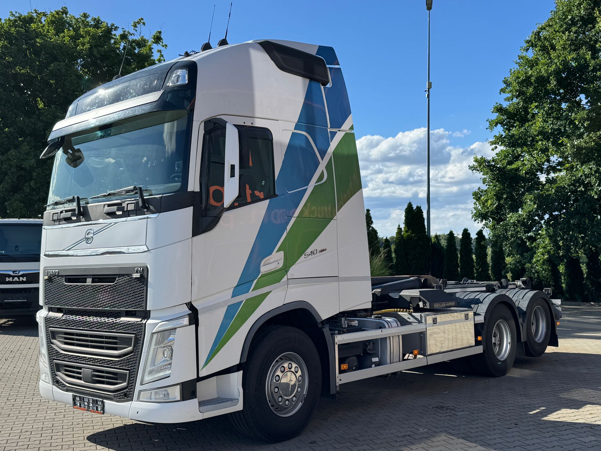 VOLVO FH 540 6x2-4 EURO 6 HAKOWIEC MEILLER RK 26.67K