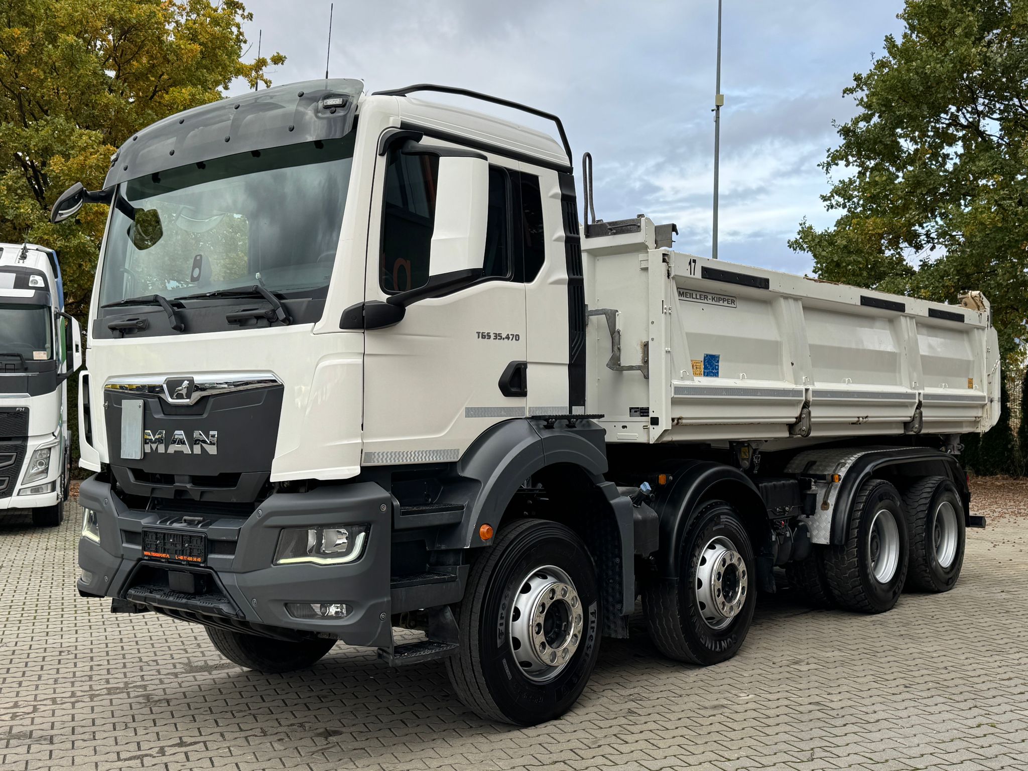 MAN TGS 35.470 8x4 BB EURO6|WYWROTKA TRÓJSTRONNA Z BORDMATIKIEM