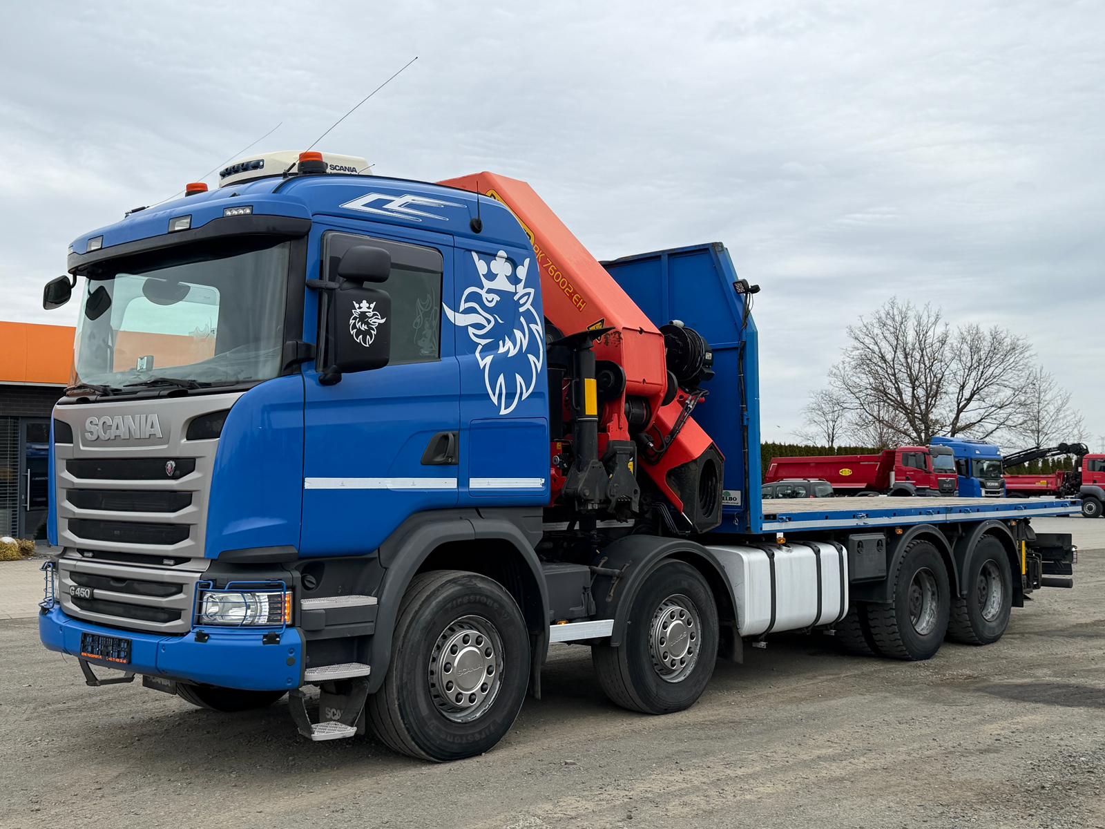 SCANIA G450 8x4 EURO6|PLATFORMA Z HDS PK76002 EH