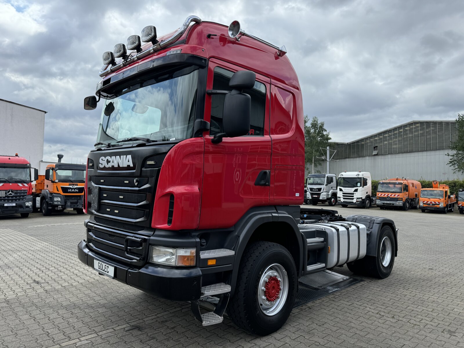 SCANIA G400 4x4 EURO5 CIĄGNIK SIODŁOWY Z HYDRAULIKĄ WYWROTU