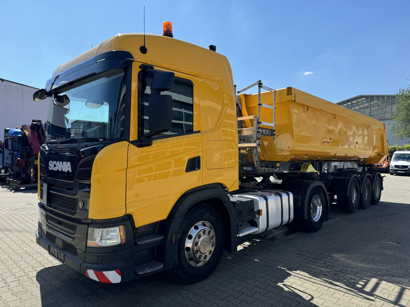 SCANIA G450 4x2 EURO6 CIĄGNIK SIODŁOWY Z HYDRAULIKĄ WYWROTU