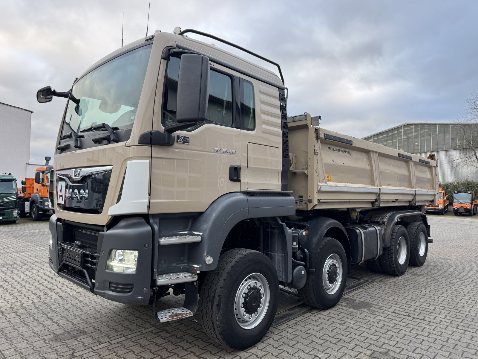 MAN TGS 35.430 8x6 EURO6|WYWROTKA TRÓJSTRONNA Z BORDMATIKIEM