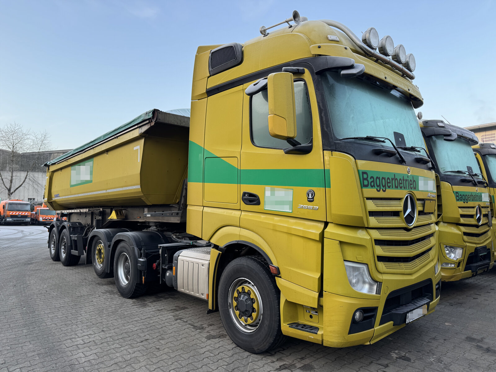 MB ACTROS 2553 6x4H EURO6 CIĄGNIK SIODŁOWY Z HYDRAULIKĄ WYWROTU