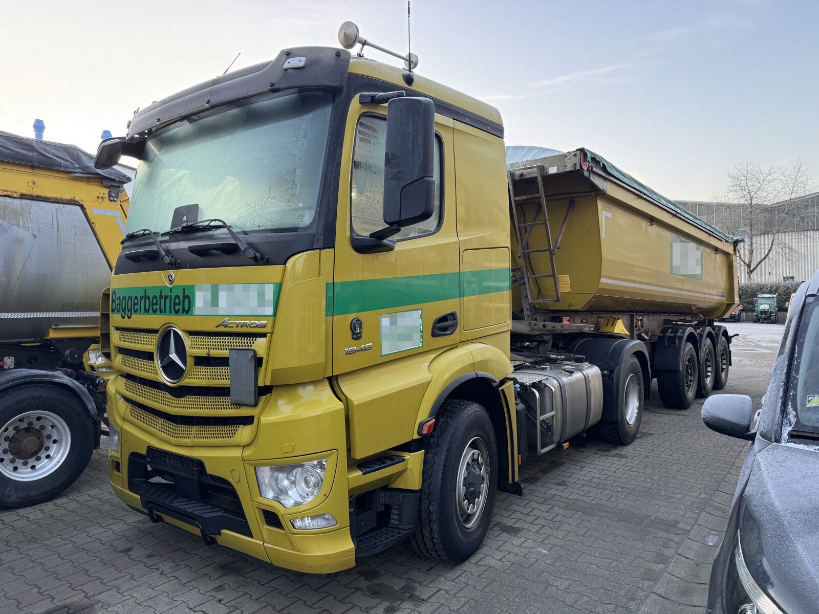 MB ACTROS 1848 4x4H EURO6 CIĄGNIK SIODŁOWY Z HYDRAULIKĄ WYWROTU