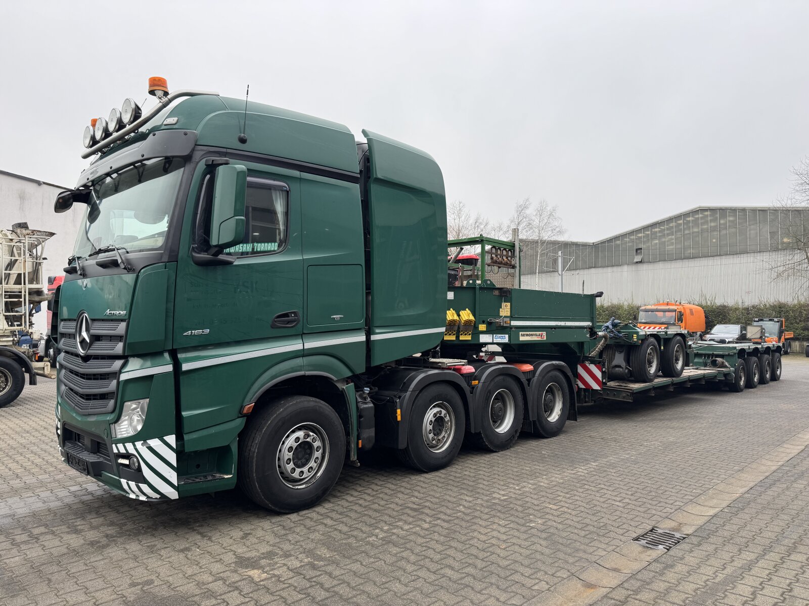 MB ACTROS 4163 8x4 EURO6|CIĄGNIK SIODŁOWY