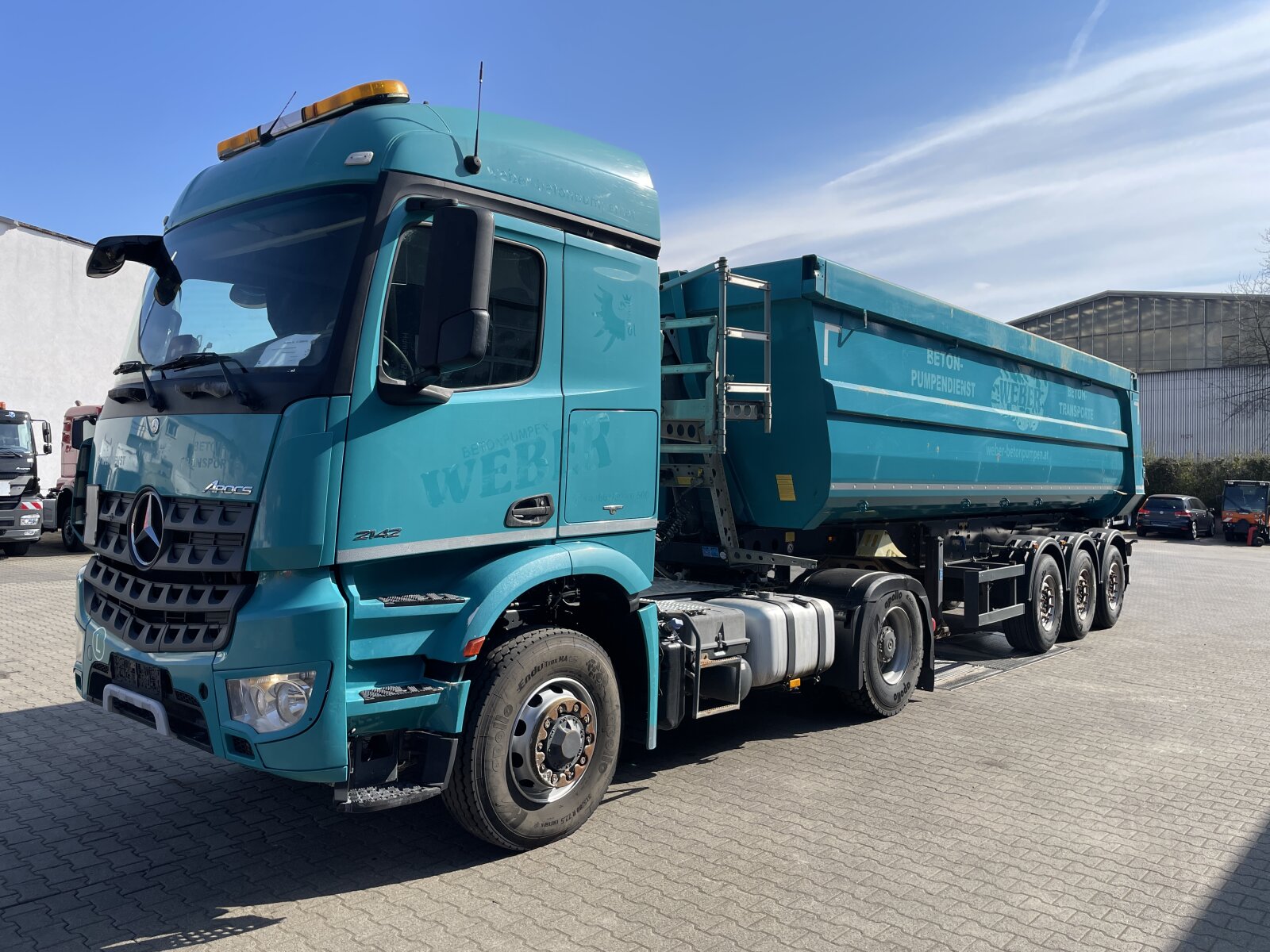 MB AROCS 2142 4x4H SZM EURO6 CIĄGNIK SIODŁOWY Z HYDRAULIKĄ WYWROTU