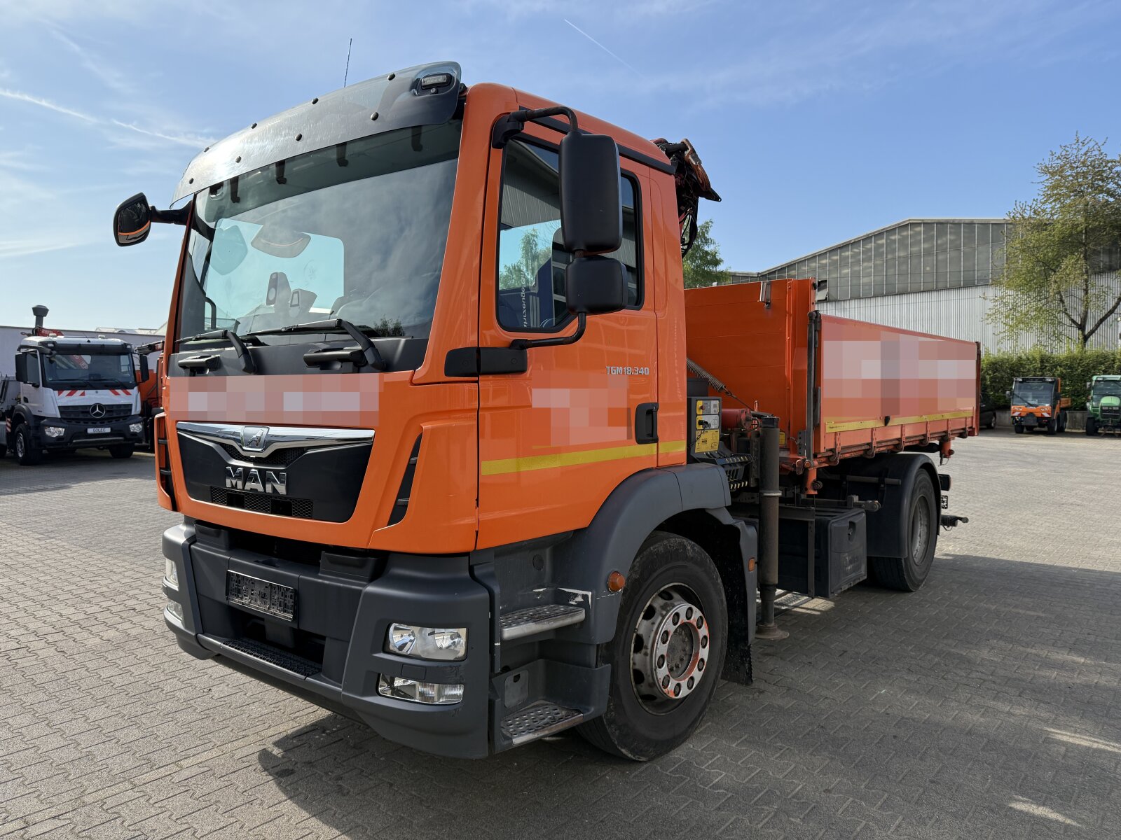 MAN TGM 18.340 4x2 EURO6 WYWROTKA Z HDS PALFINGER PK 8501K