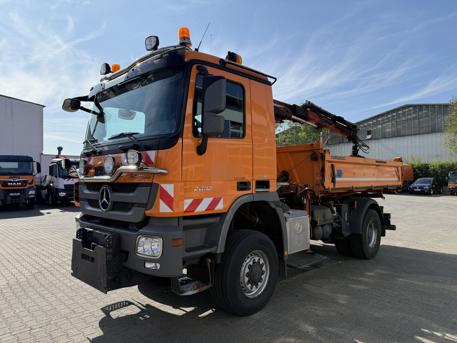 MB ACTROS 2044 4x4 EURO5 WYWROTKA TRÓJSTRONNA Z HDS ATLAS 65.2 A2L