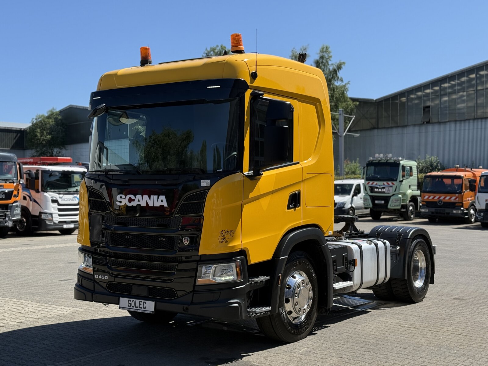 SCANIA G450 4x2 EURO6 CIĄGNIK SIODŁOWY Z HYDRAULIKĄ WYWROTU