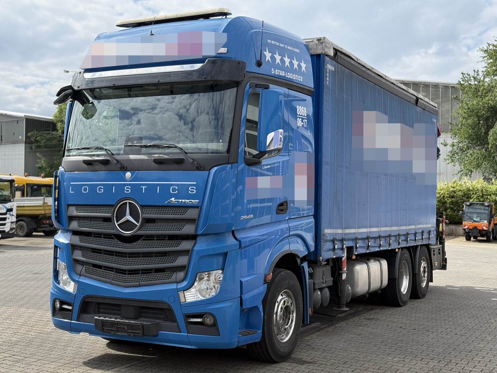 MB ACTROS 2545 6x2 EURO6|SKRZYNIA Z HDS PALFINGER PK34002 + JIB