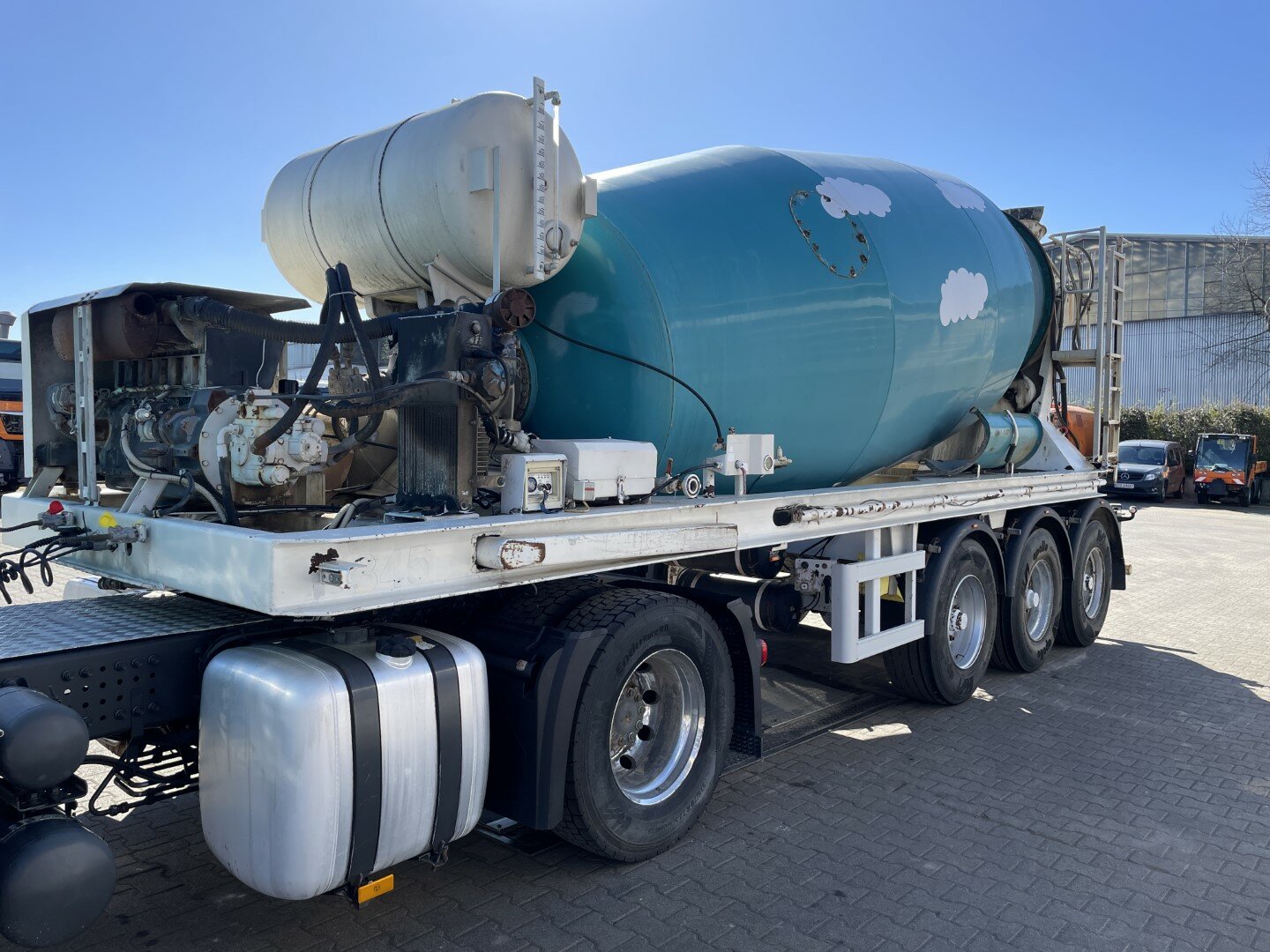 INTERMIX 12 m³ NACZEPA BETONOMIESZARKA 