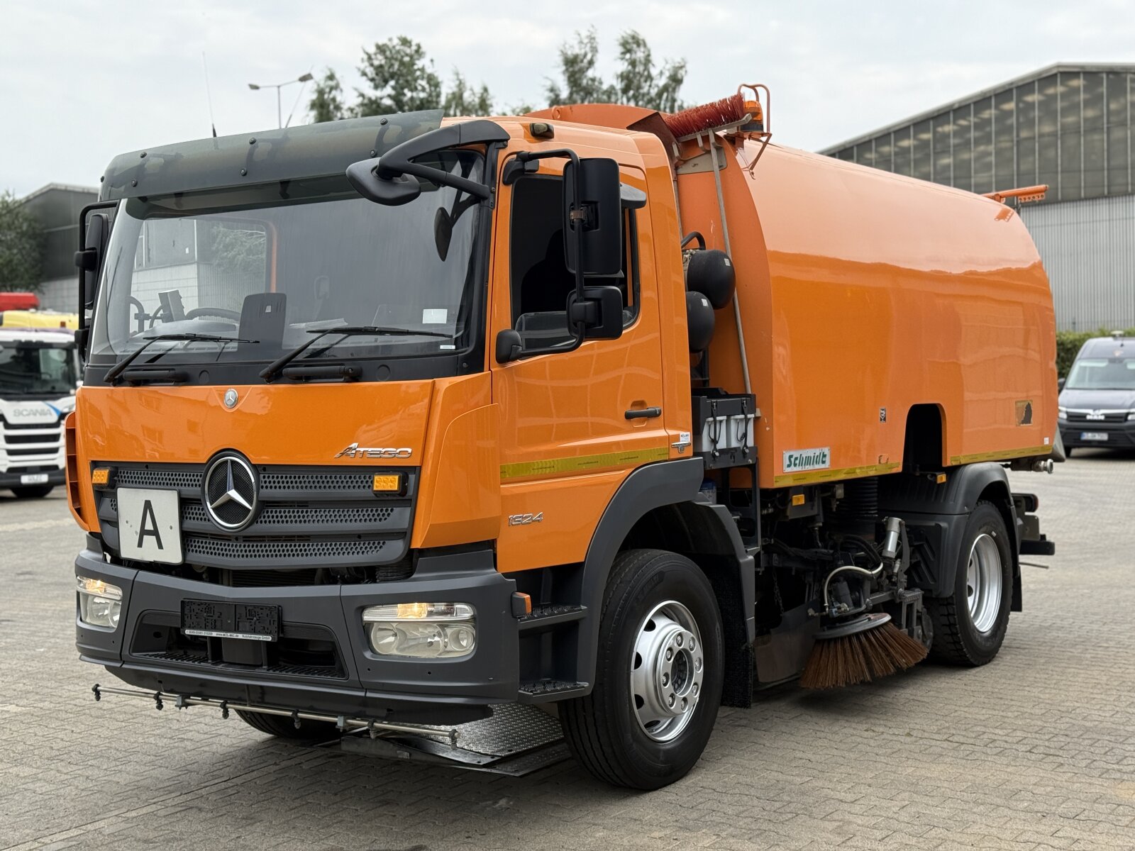 MB ATEGO 1324 4x2 EURO 6 ZAMIATARKA SCHMIDT SKF S7B 7 m³