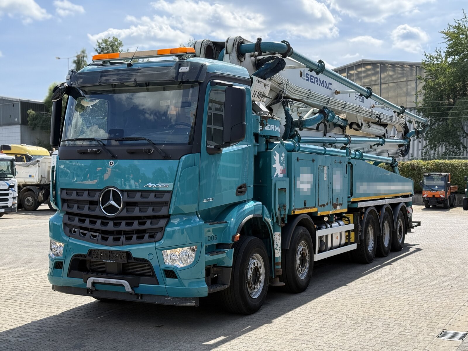MB AROCS 5051 10x6 EURO6 POMPA DO BETONU SERMAC 6RZ56