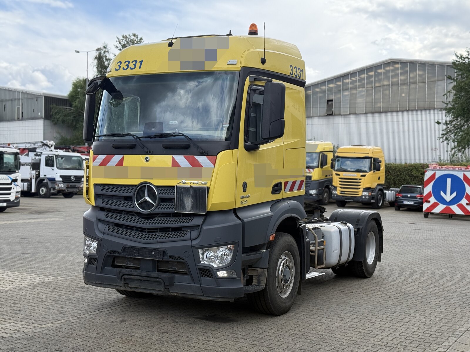 MB ACTROS 1846 4x4HAD EURO6 CIĄGNIK SIODŁOWY Z HYDRAULIKĄ WYWROTU