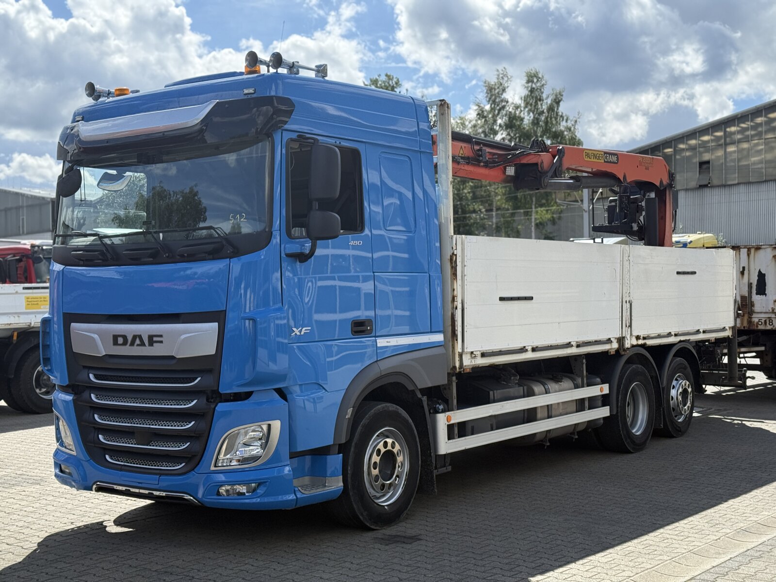 DAF XF 480 6x2 EURO6 SKRZYNIA Z HDS PALFINGER PK21000L