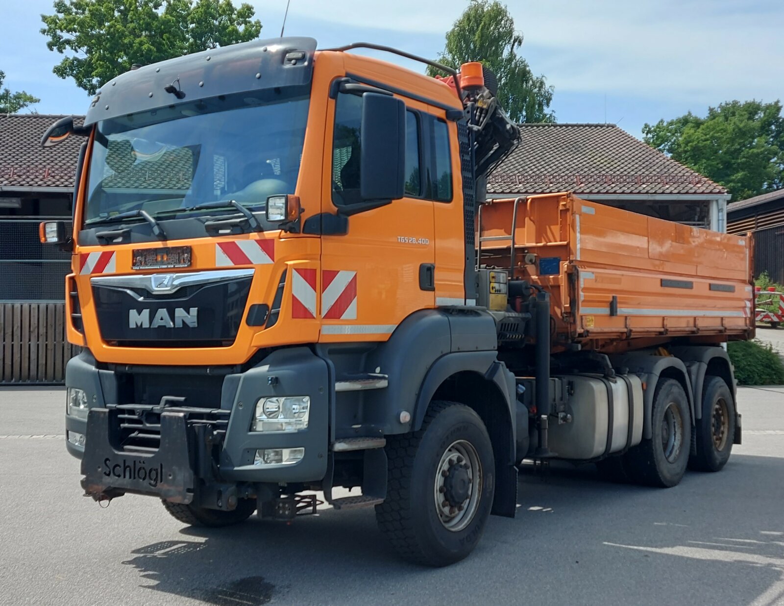 MAN TGS 28.400 6x4-4 EURO6 WYWROTKA Z HDS PALFINGER PK9002
