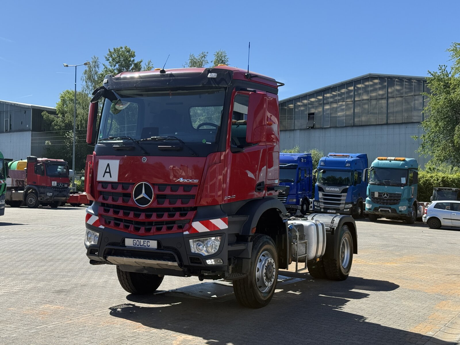 MB AROCS 2046 4x4 EURO6 CIĄGNIK SIODŁOWY Z HYDRAULIKĄ WYWROTU