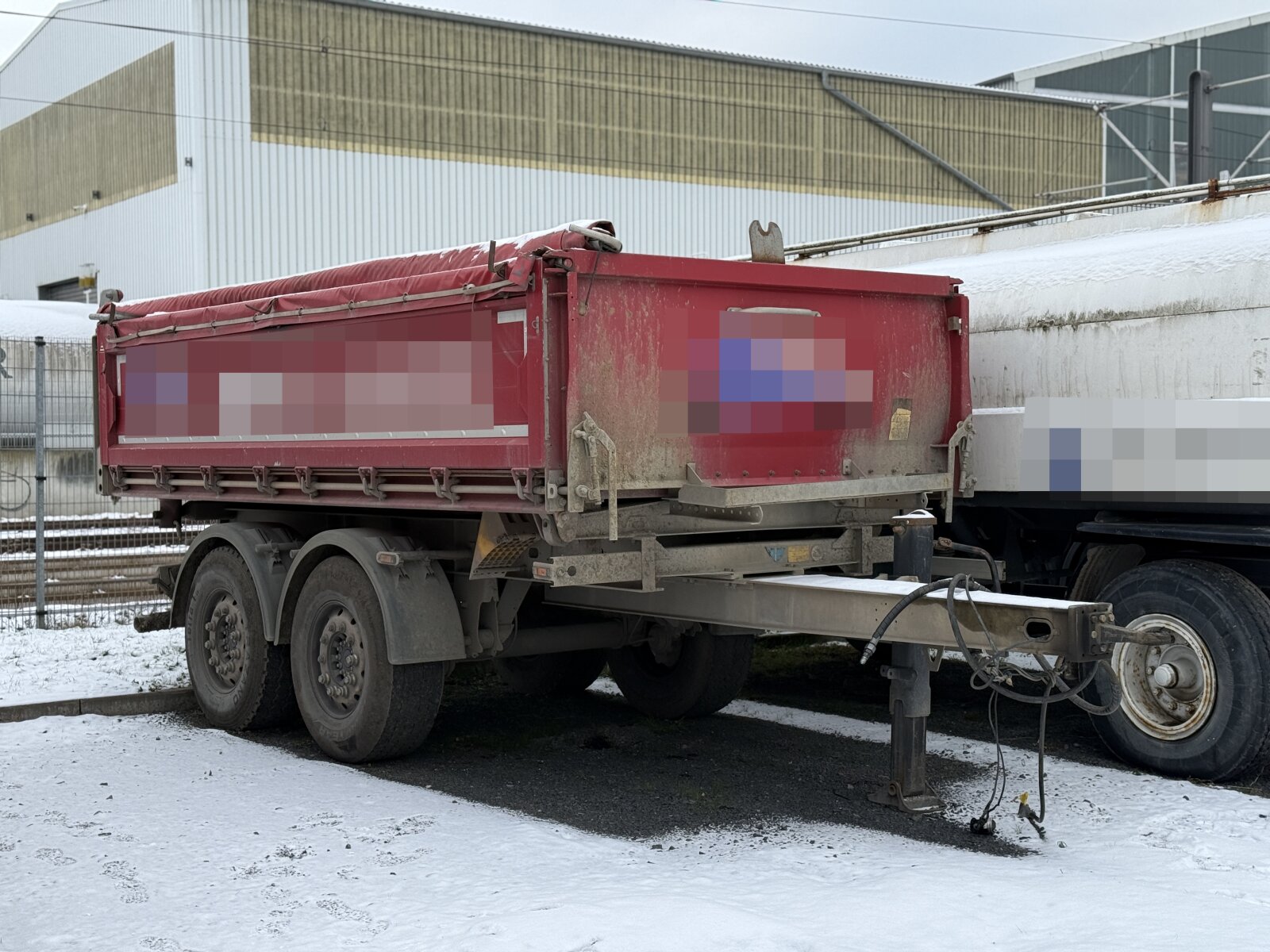 SCHMITZ CARGOBULL GOTHA ZD 21 PRZYCZEPA TANDEMOWA WYWROTKA