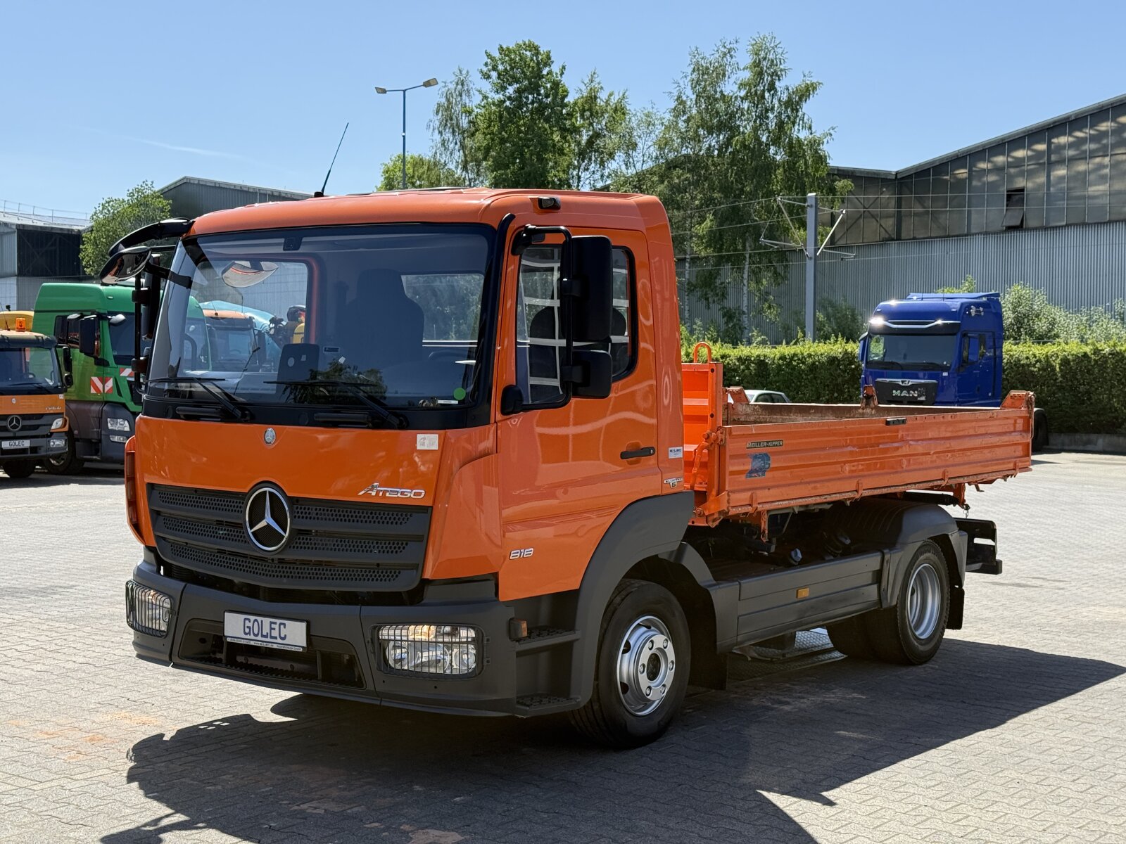 MB ATEGO 818 4x2 EURO6 WYWROTKA TRÓJSTRONNA
