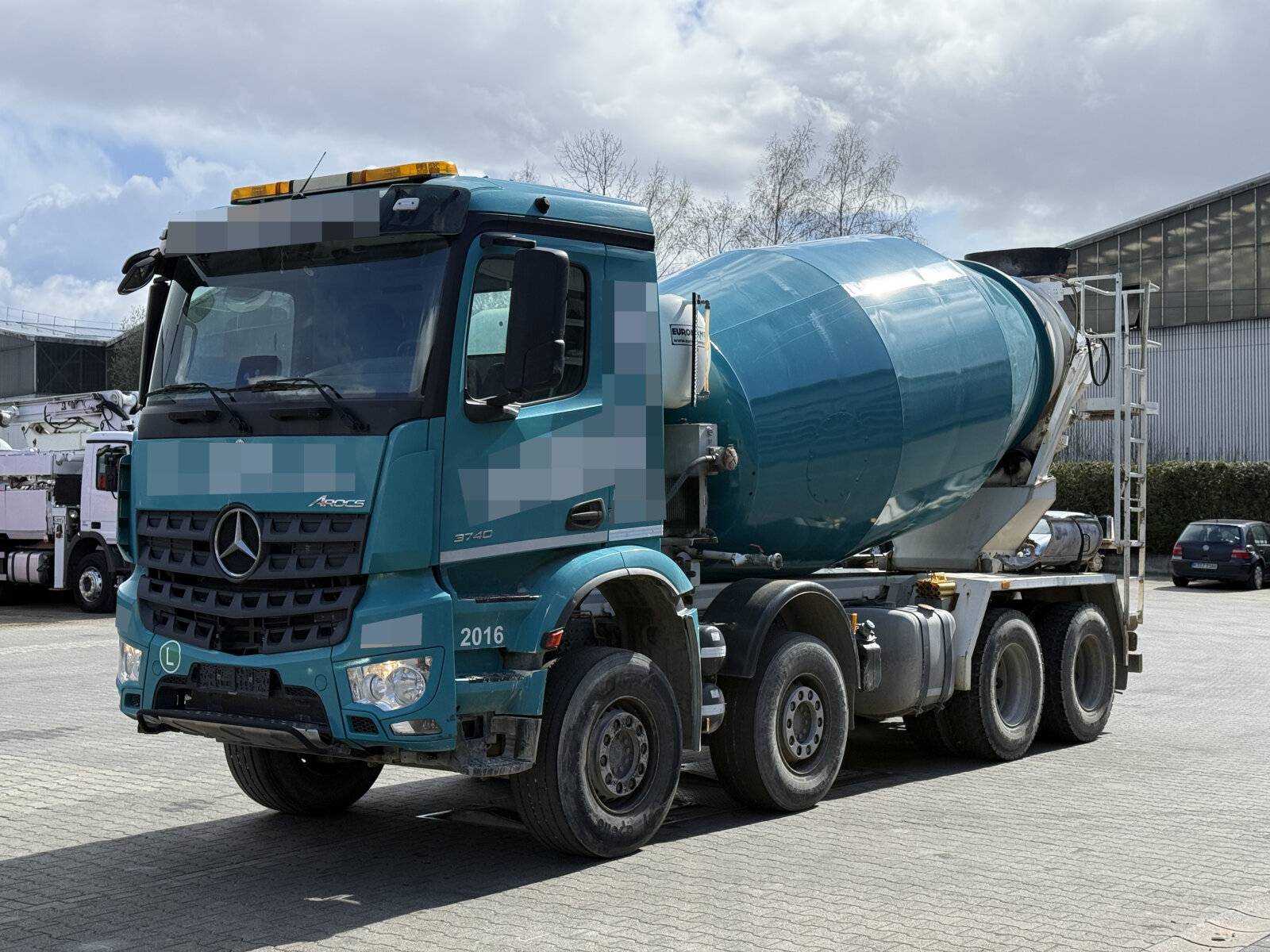 MB AROCS 3740 8x4 EURO6 BETONOMIESZARKA EUROMIX 10 m³  