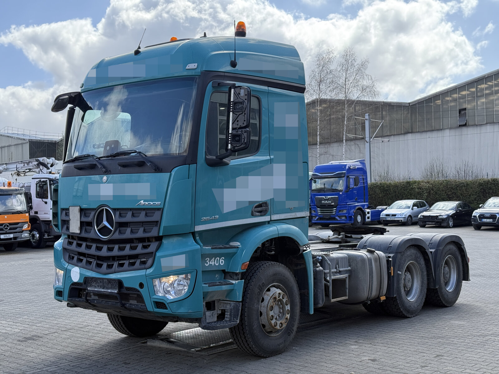 MB AROCS 3342 6x4 EURO6 CIĄGNIK SIODŁOWY Z HYDRAULIKĄ WYWROTU