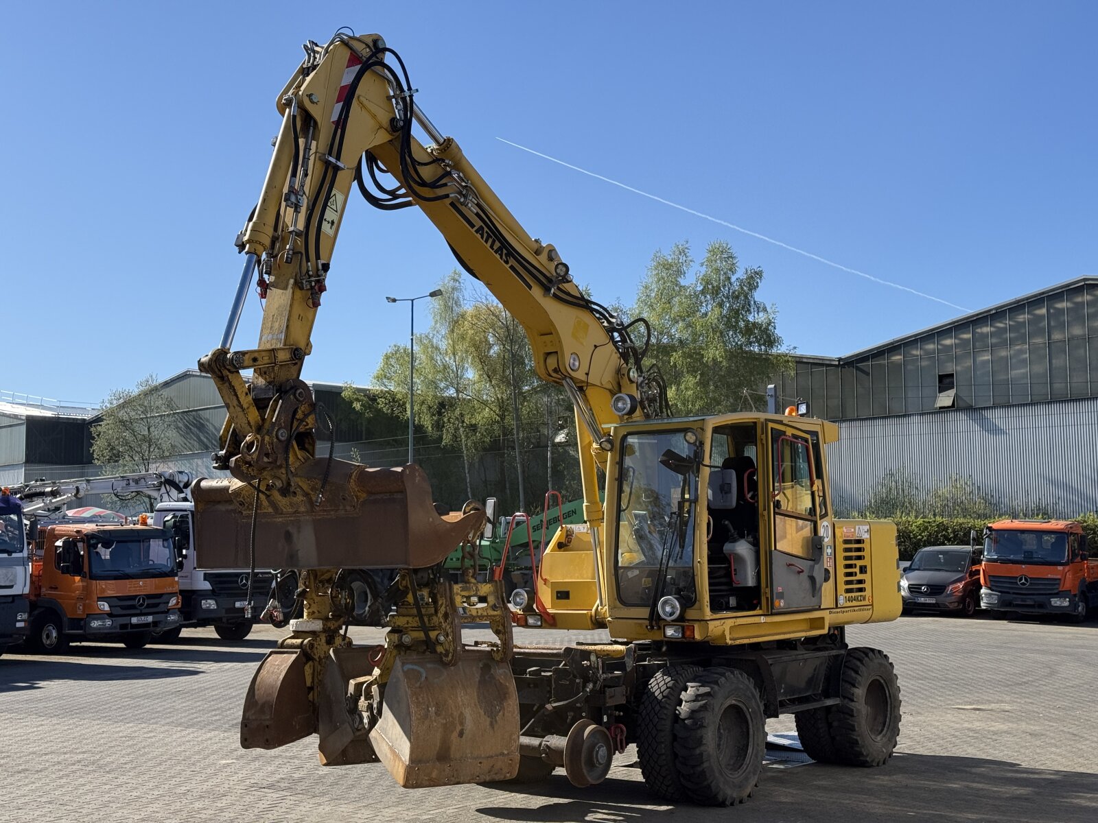 ATLAS 1404K ZW 4x4 ZW RAIL KOPARKA DWUDROŻNA