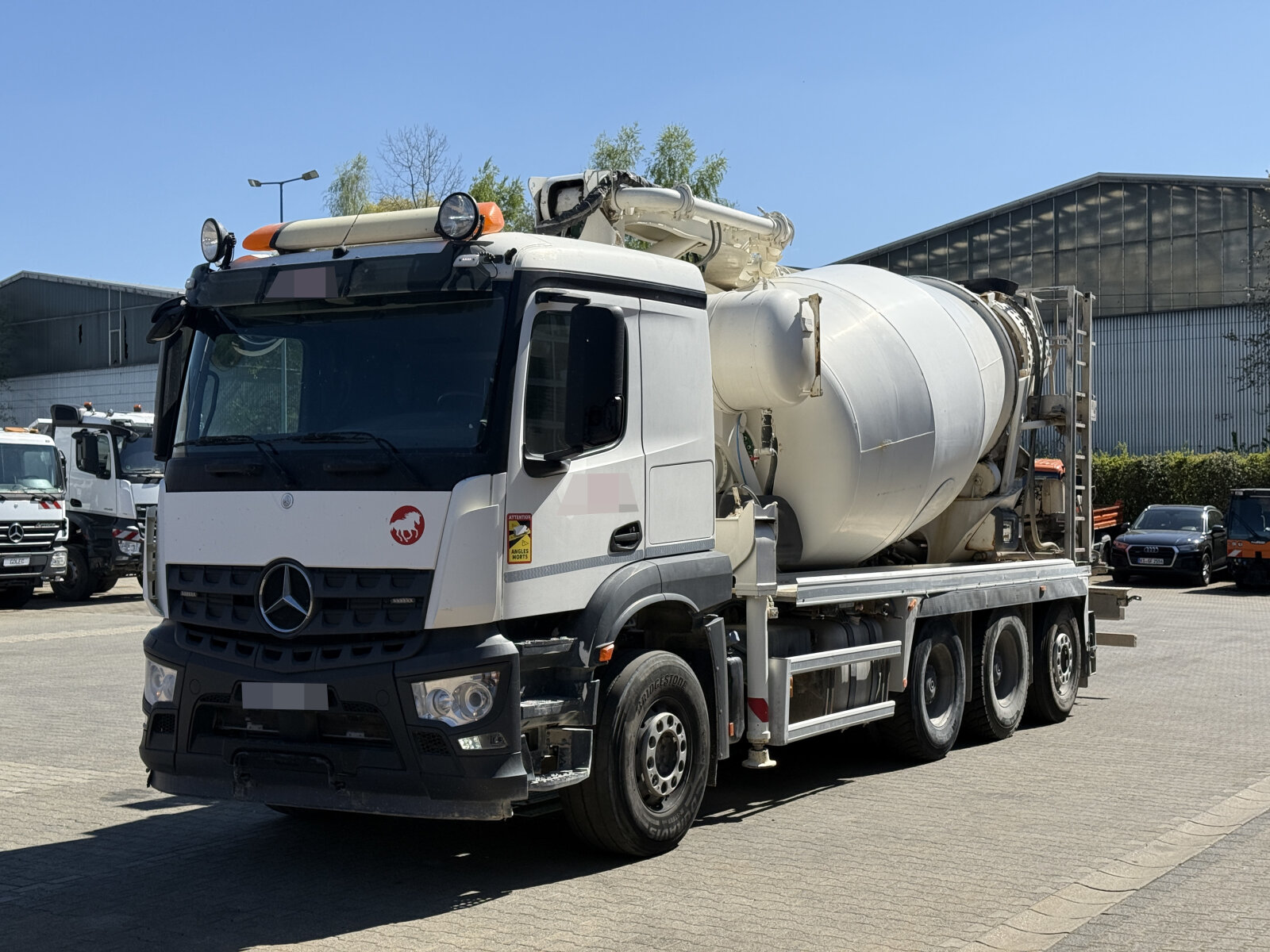MB AROCS 3543 8x4 EURO6 POMPOGRUSZKA CIFA MK25H-80