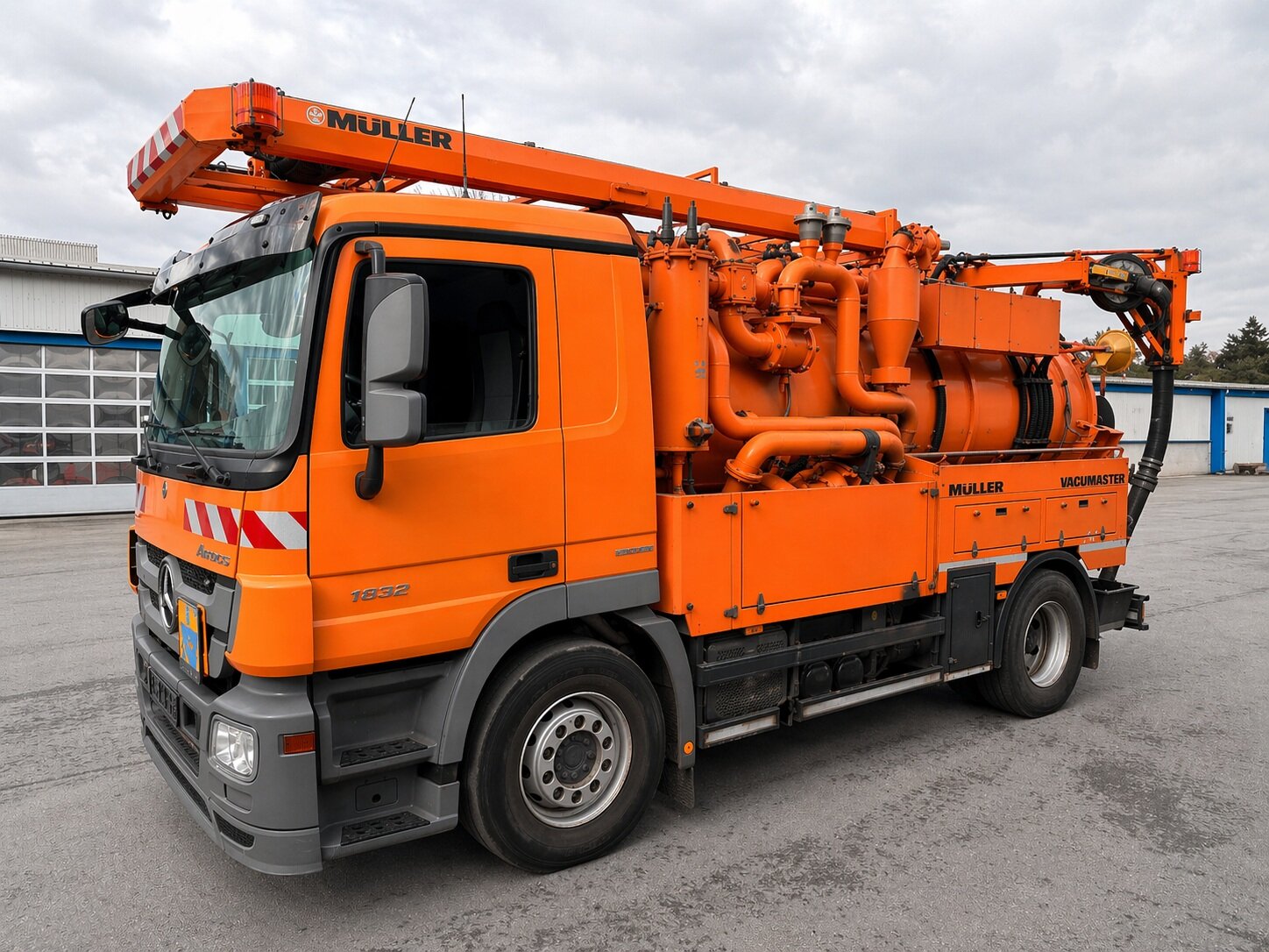 MB ACTROS 1932 4x2 EURO5 POJAZD KANALIZACYJNY MÜLLER F70KH
