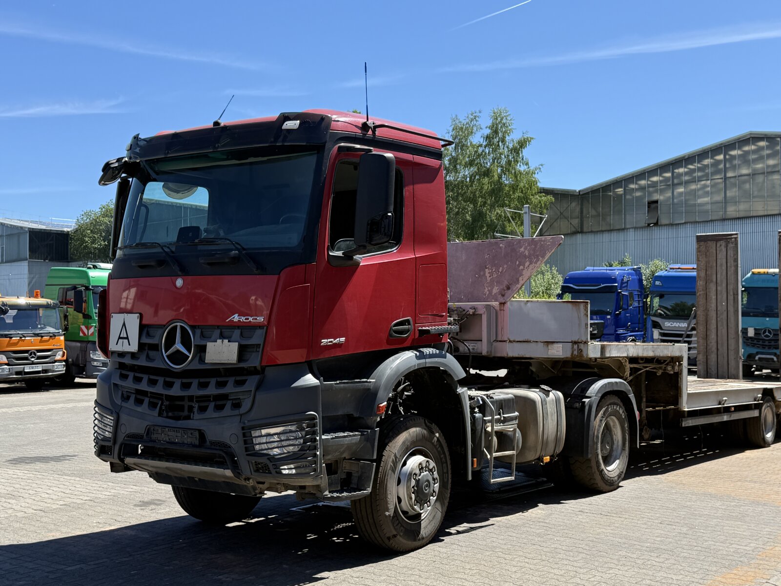 MB AROCS 2045 4x4 EURO6 CIĄGNIK SIODŁOWY Z HYDRAULIKĄ WYWROTU