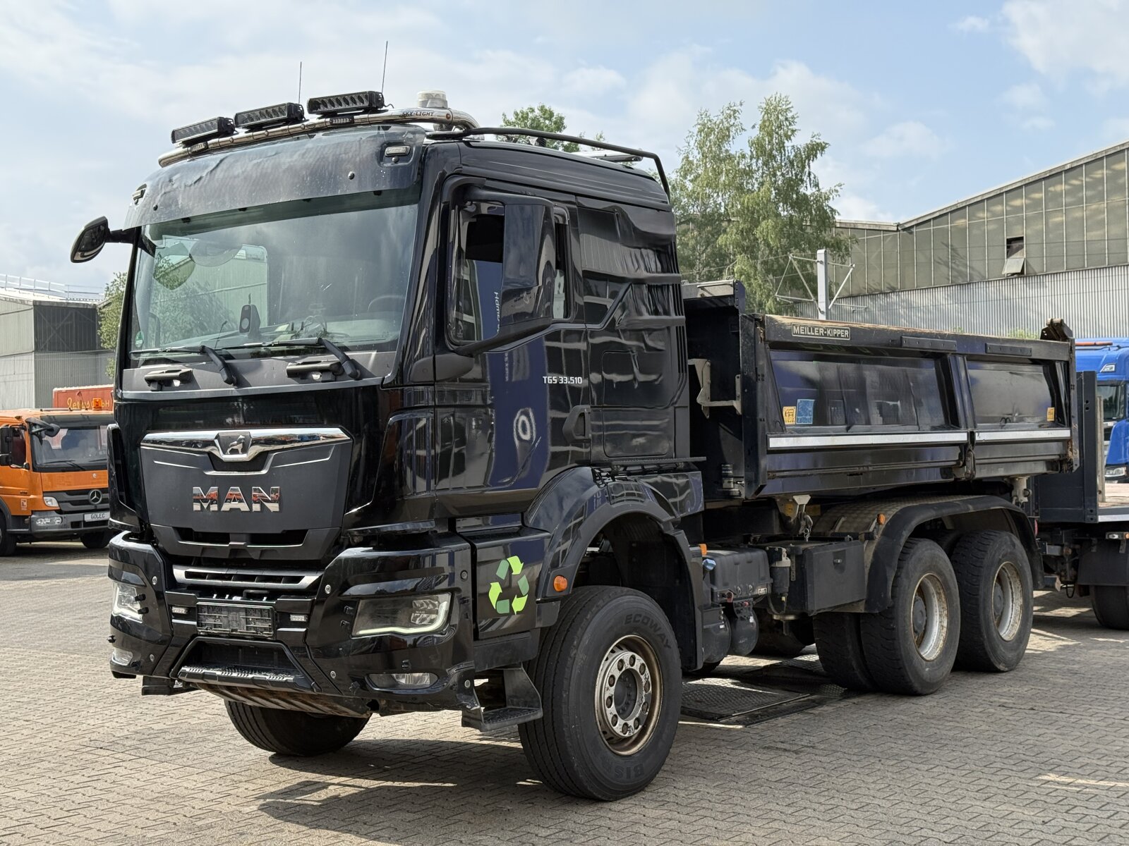 MAN TGS 33.510 6x4 EURO6 WYWROTKA TRÓJSTRONNA Z BORDMATIKIEM