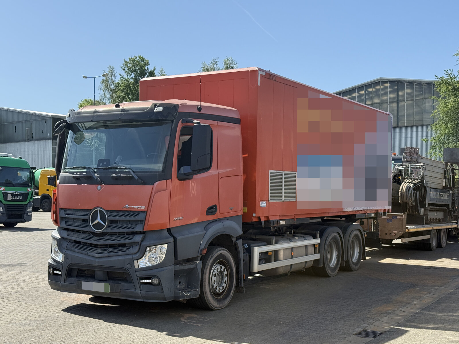 MB ACTROS 2651 6x4 EURO6 KONTENER