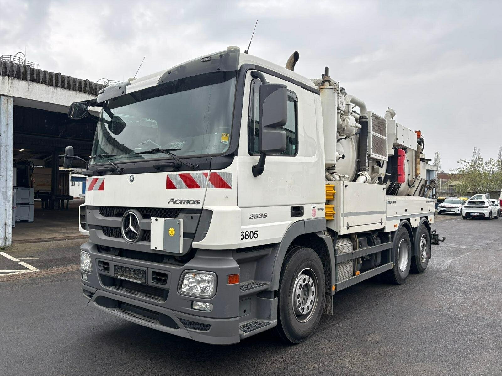MB ACTROS 2536 6x2 EURO5 WUKO MÜLLER CM F100E