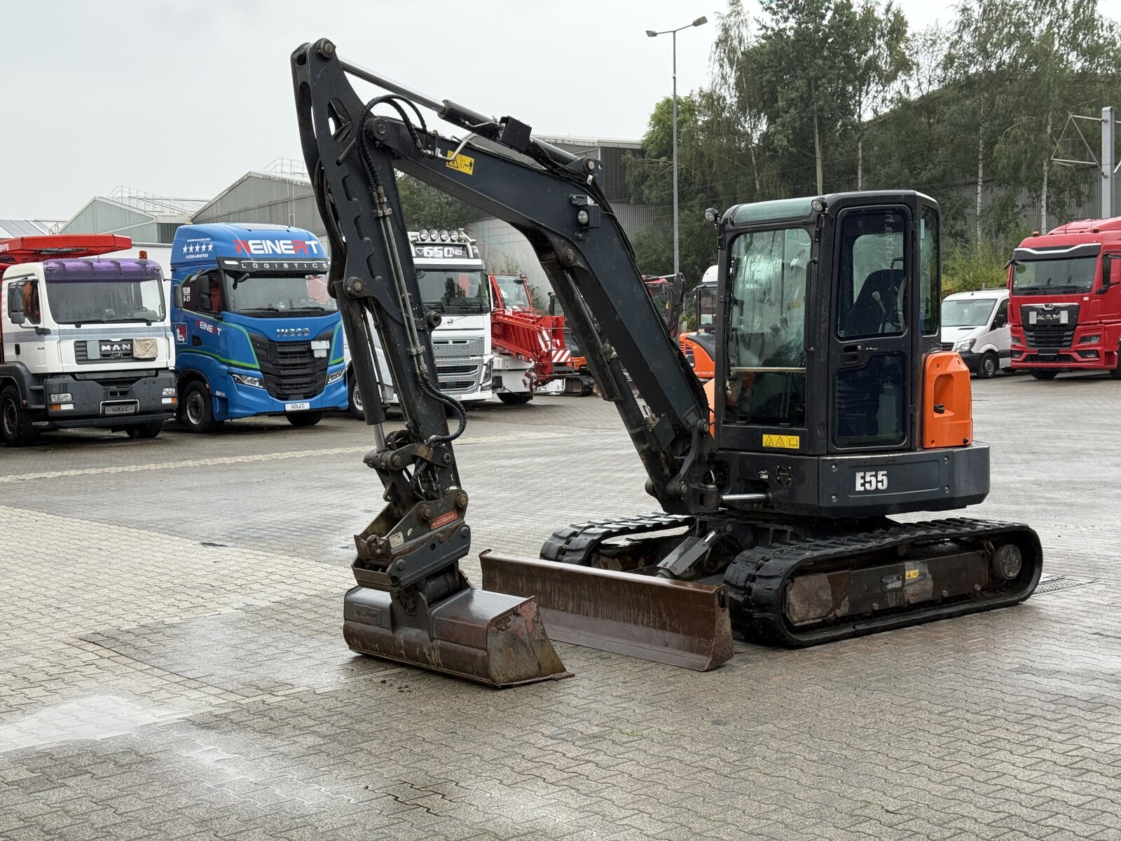 BOBCAT E55|MINIKOPARKA GĄSIENNICOWA