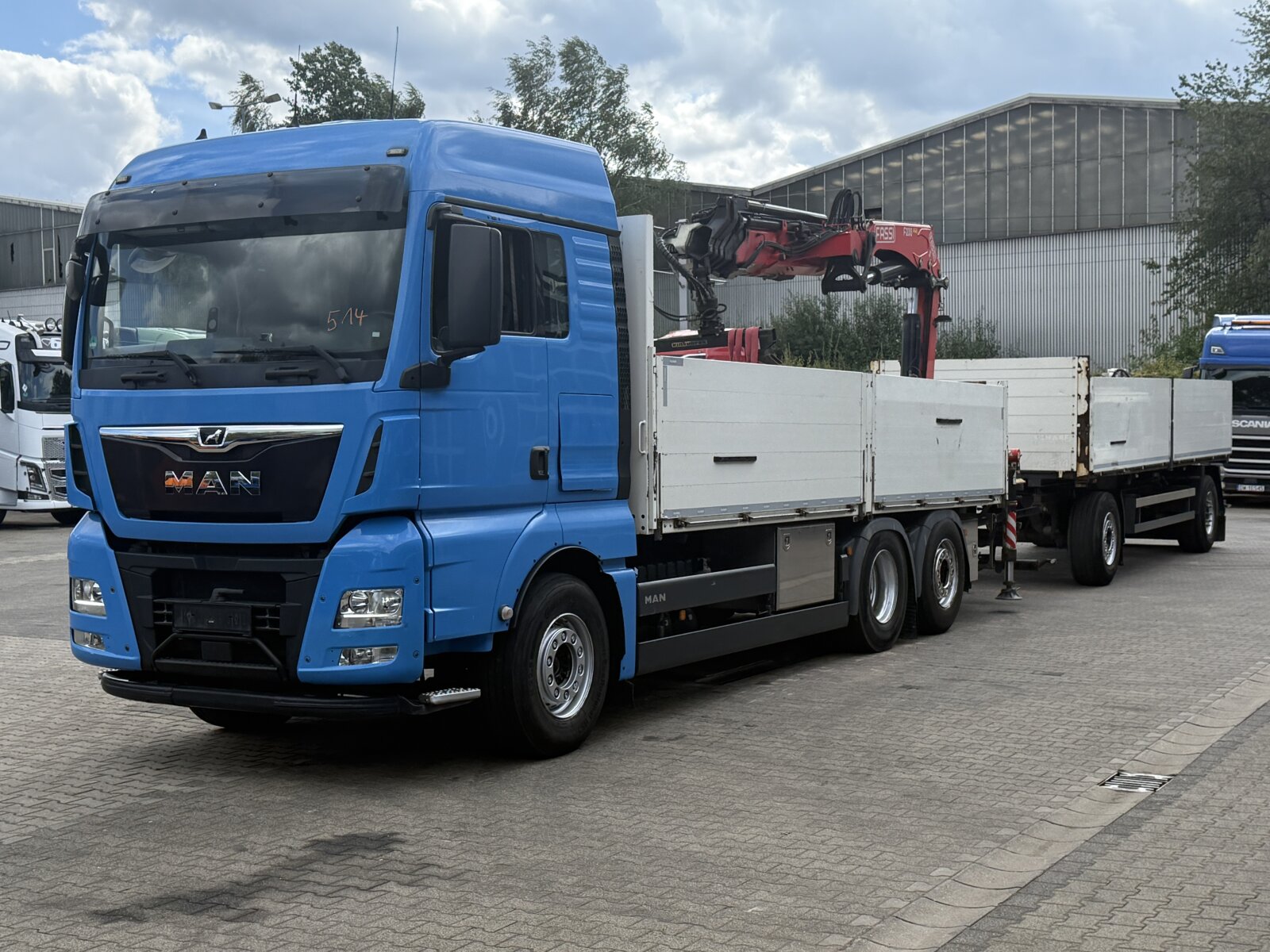 MAN TGX 26.470 6x2 EURO6|SKRZYNIA OTWARTA Z HDS FASSI F235