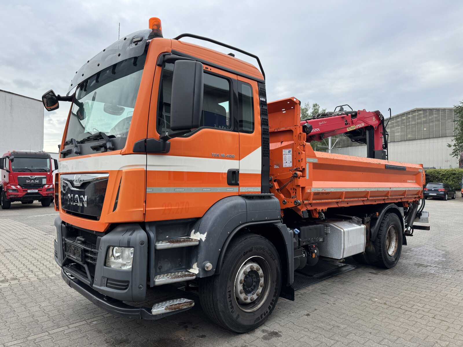MAN TGS 18.400 4x2 EURO6|WYWROTKA Z BORDMATIKIEM I HDS PALFINGER