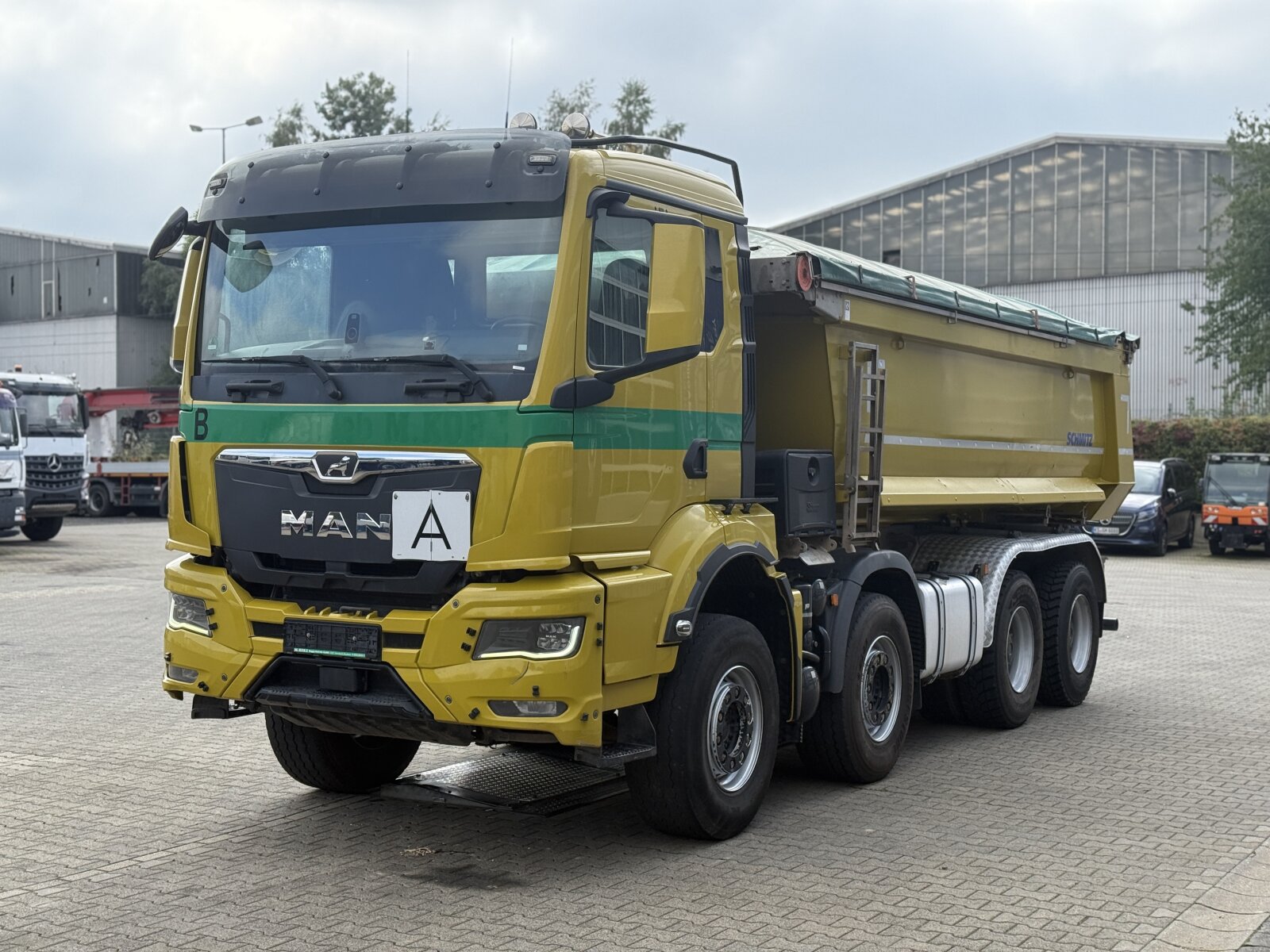 MAN TGS 32.470 8x4 WYWROTKA
