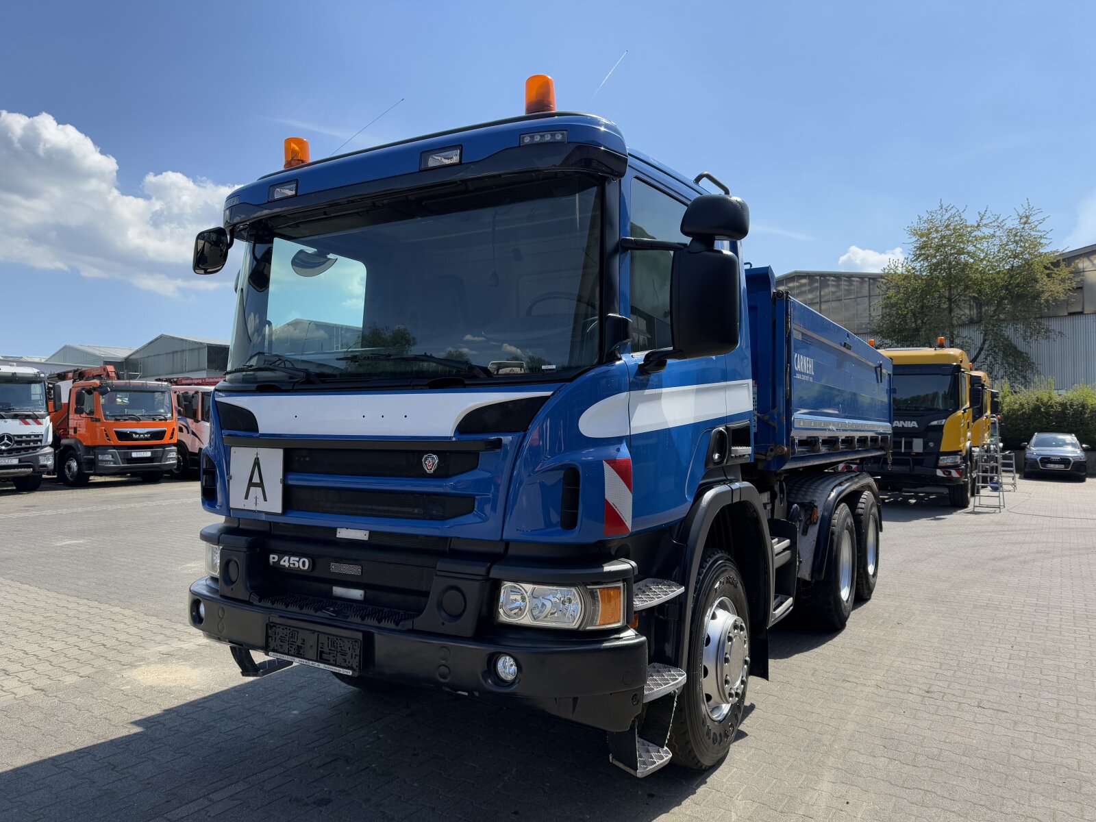 SCANIA P450 6x4 EURO6 WYWROTKA TRÓJSTRONA DAUTEL