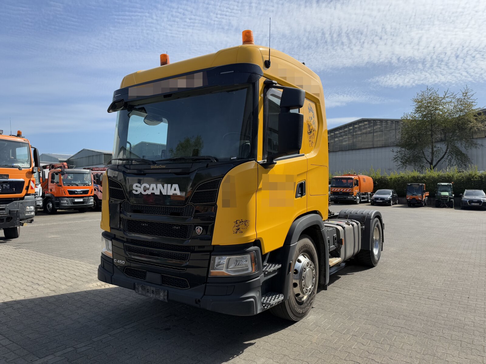 SCANIA G450 4x2 EURO6 CIĄGNIK SIODŁOWY Z HYDRAULIKĄ WYWROTU