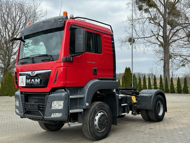 MAN TGS 18.500 4x4 EURO6 CIAGNIK SIODŁOWY Z HYDRAULIKĄ WYWROTU